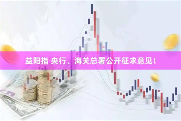 益阳指 央行、海关总署公开征求意见！