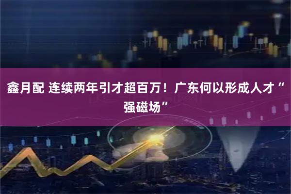 鑫月配 连续两年引才超百万！广东何以形成人才“强磁场”